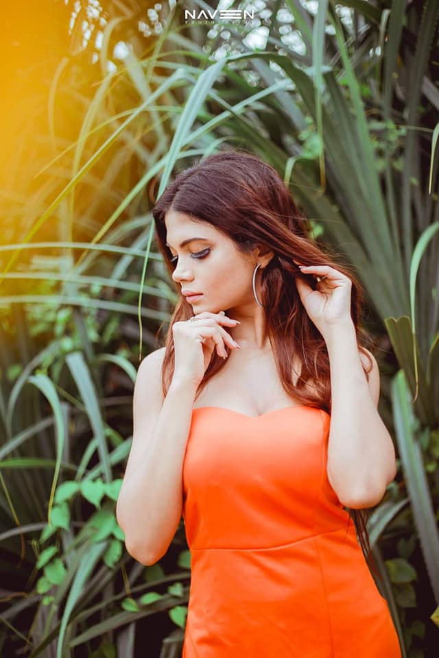 Hasini Samuel Orange Dress (1)