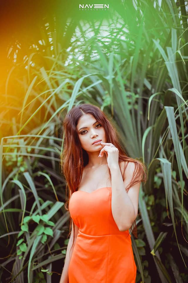 Hasini Samuel Orange Dress (2)