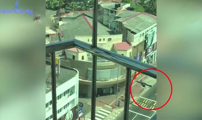 Controlled explosion near Savoy theatre in Wellawatte