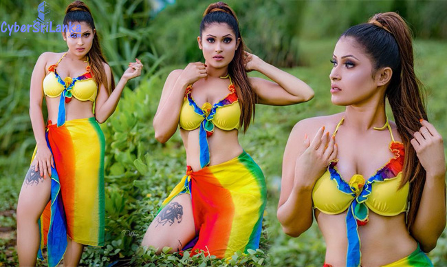 Adisha Shehani Rainbrow Dress