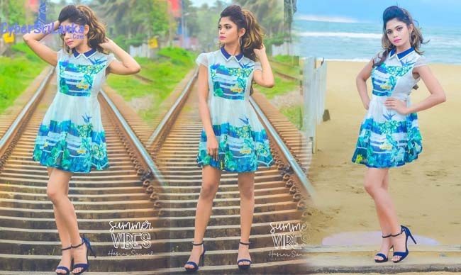 Hasini Samuel Blue Dress
