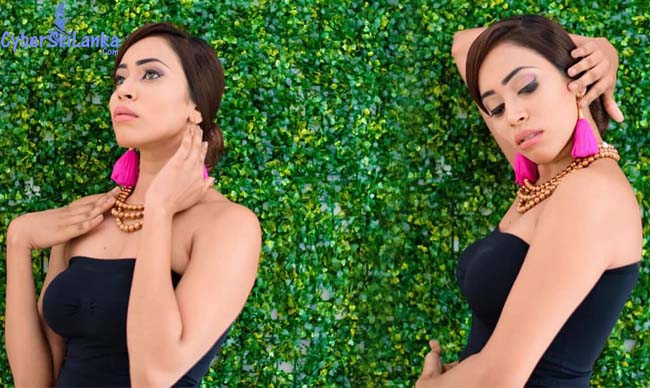 Jesica Alwis Black Dress