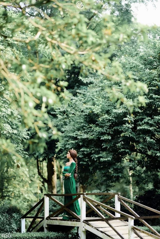 Hasini Samuel Green Dress (25)