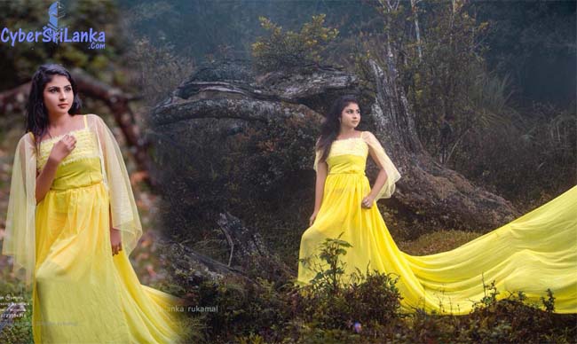 Nimesha Sanjeewani Yellow Dress