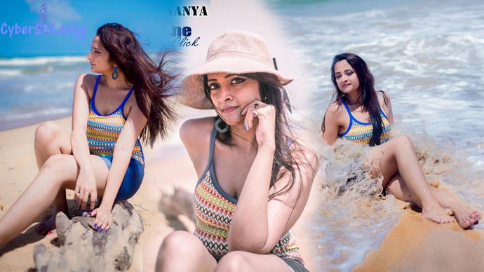 Annanya De Silva in Beach