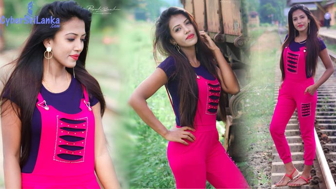 Chalani Tharanga Pink Dress