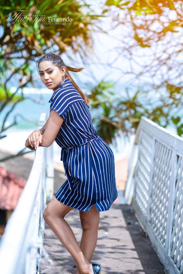 Chethana Ranasinghe Blue Dress (1)