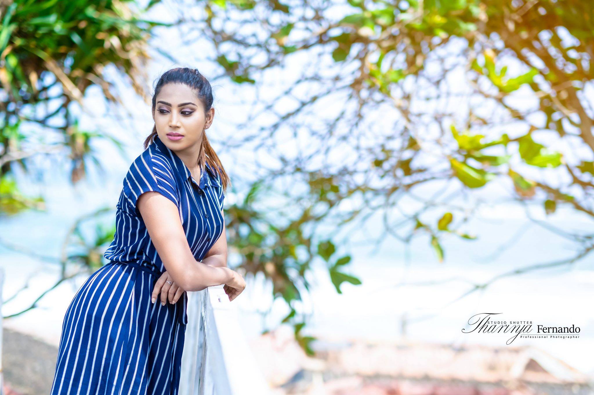 Chethana Ranasinghe Blue Dress (5)