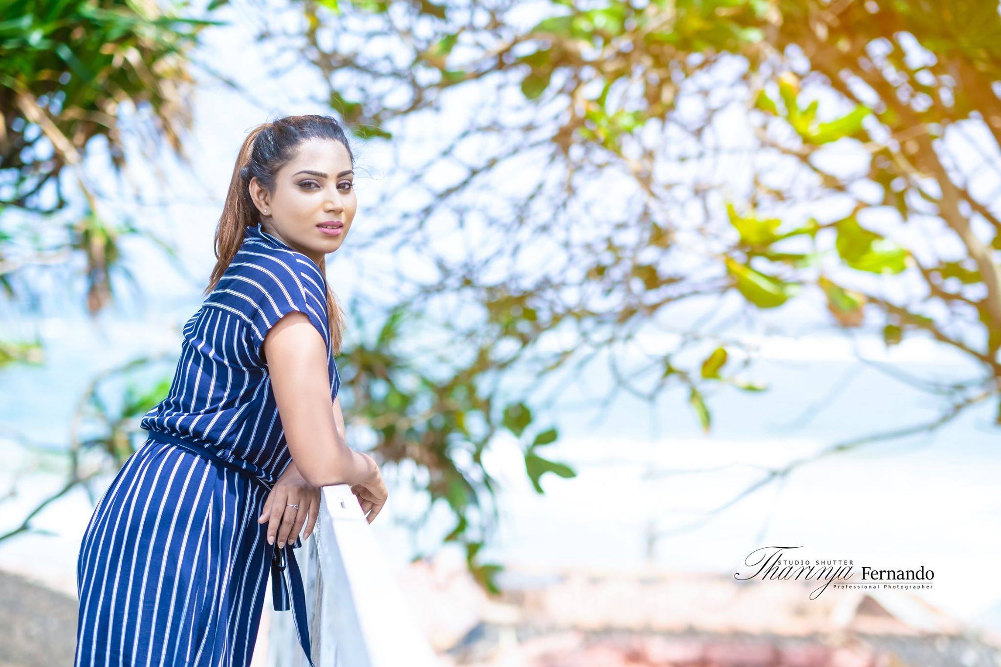 Chethana Ranasinghe Blue Dress (6)