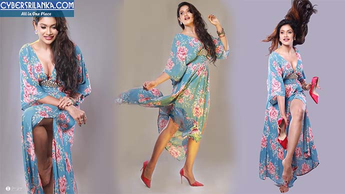 Chulakshi Ranathunga Blue Dress