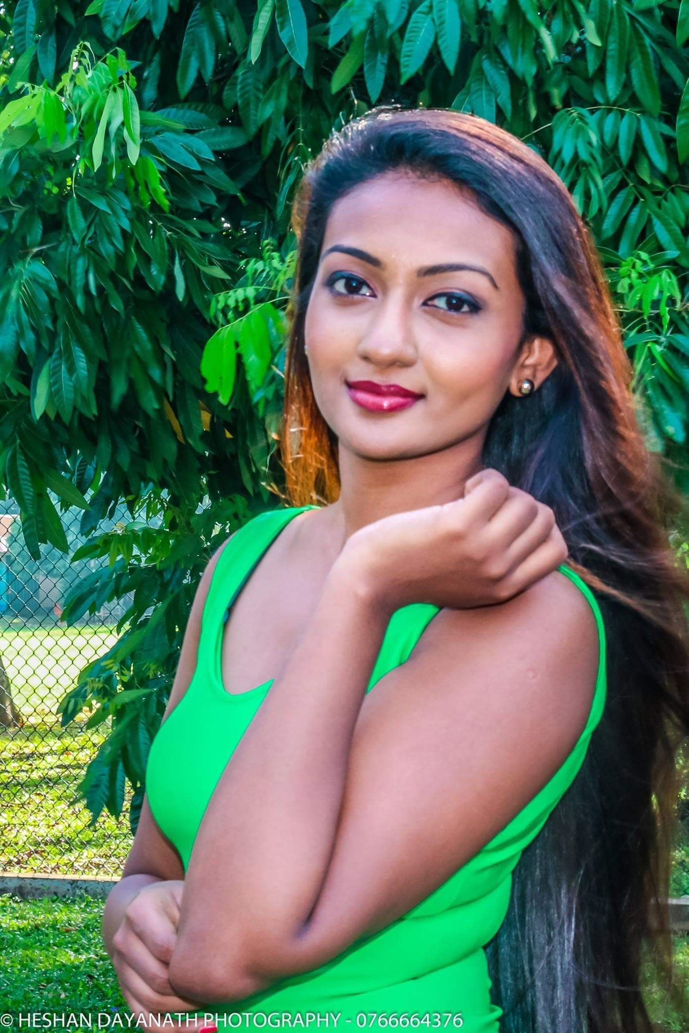 Madushany Perera Green Dress (11)