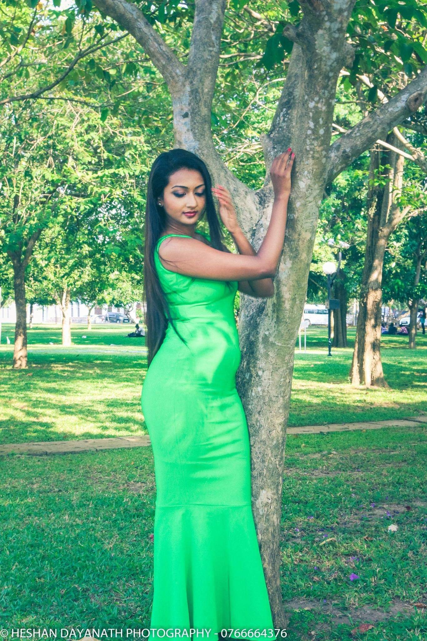 Madushany Perera Green Dress (12)