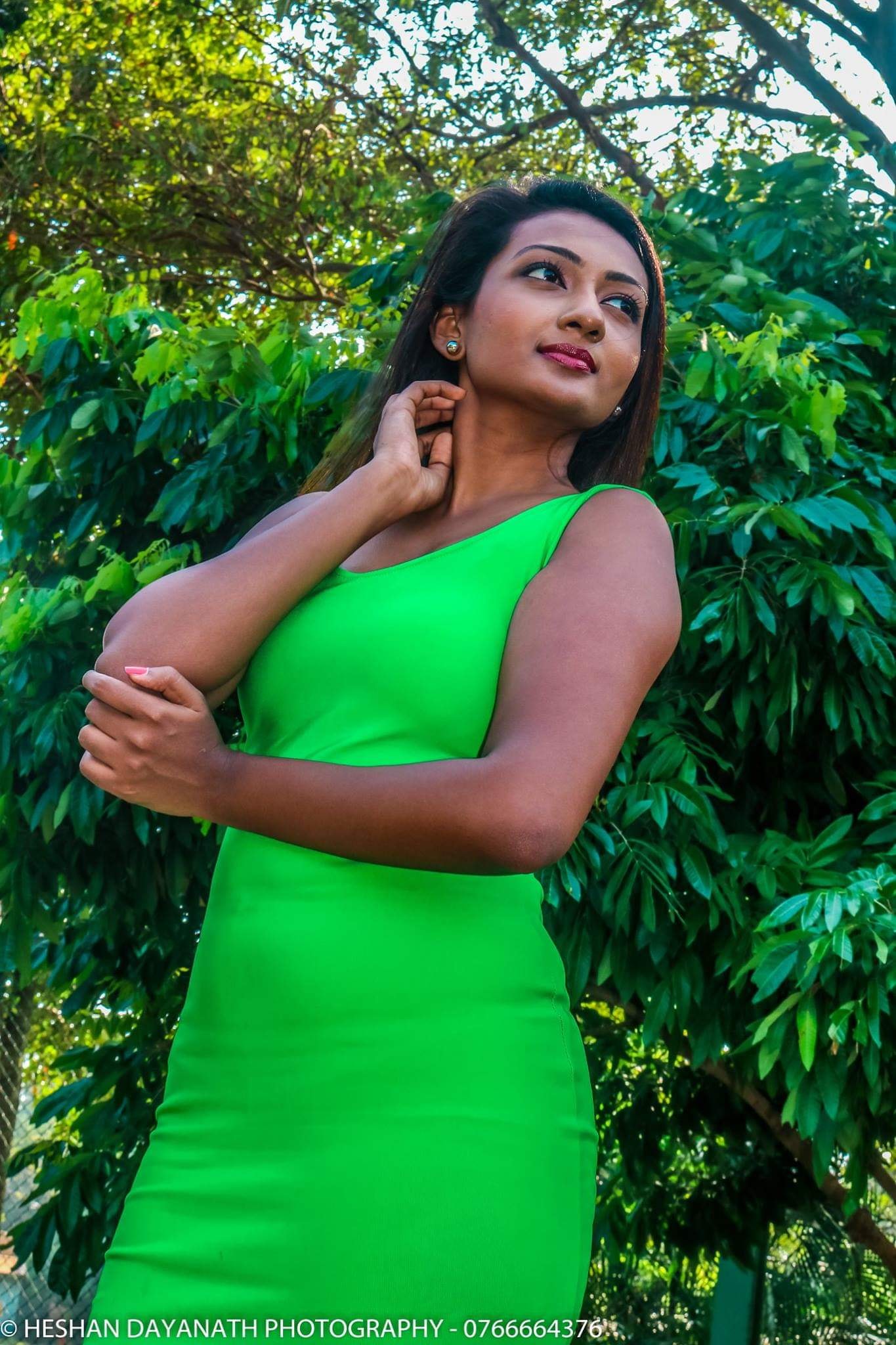 Madushany Perera Green Dress (16)