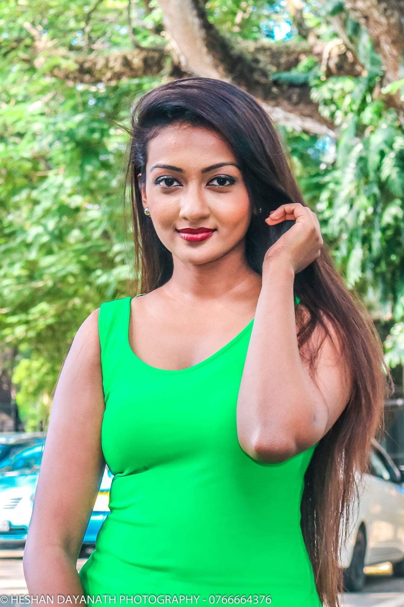 Madushany Perera Green Dress (18)