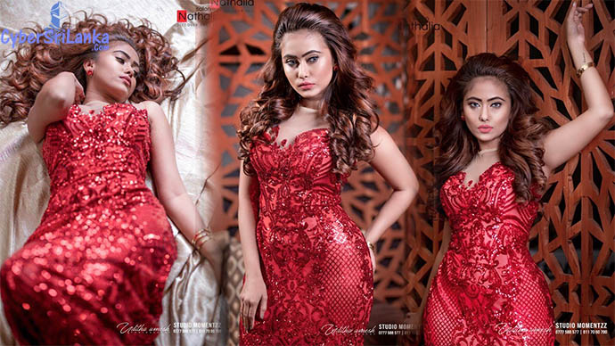 Natasha Roshel Red Dress