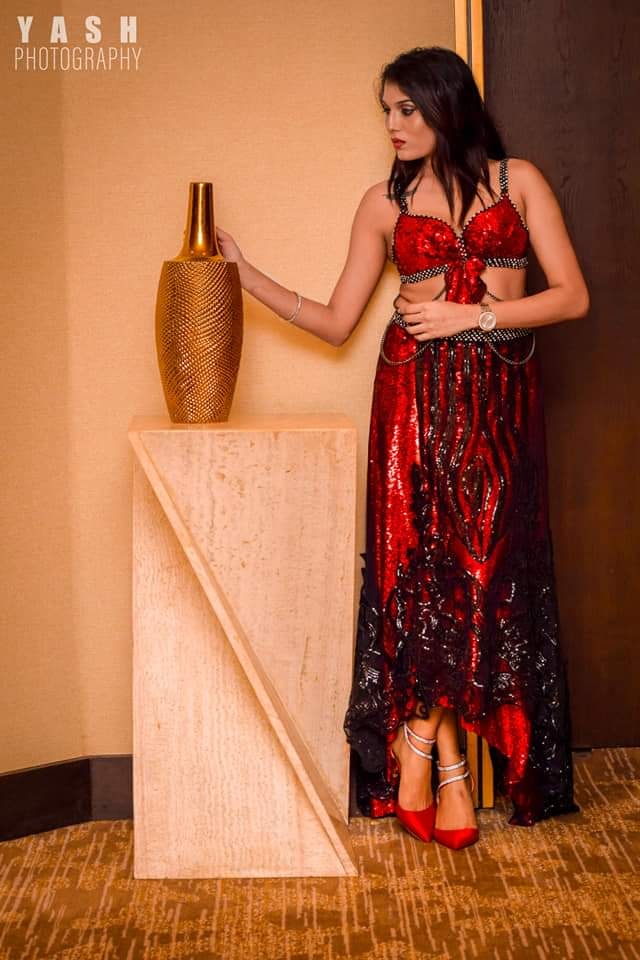 Sheruni De Silva Red Dress (12)