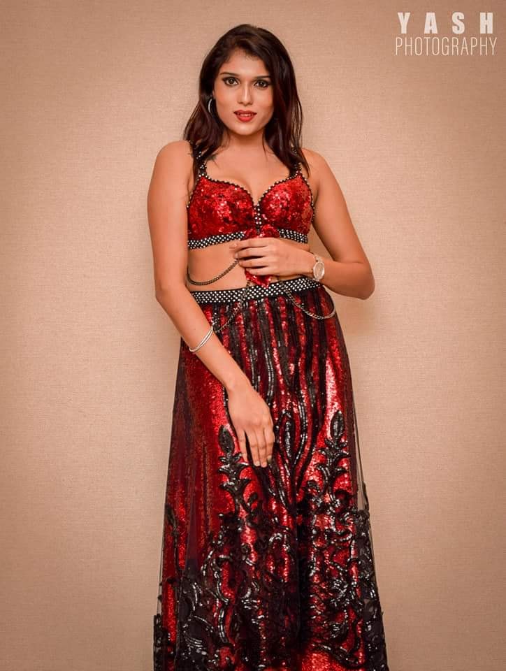 Sheruni De Silva Red Dress (7)