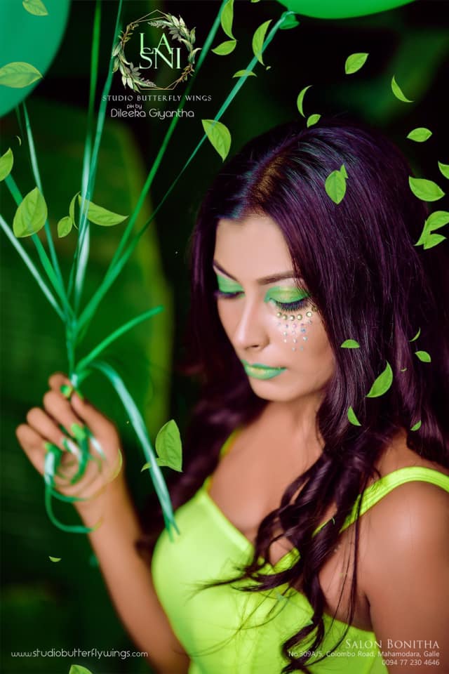 Lasni Samarathunga Green Dress (4)