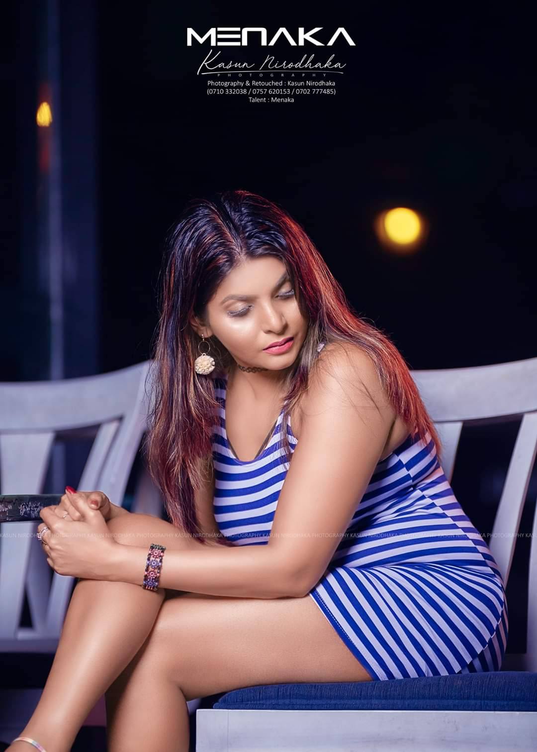 Menaka Blue Short Dress (2)