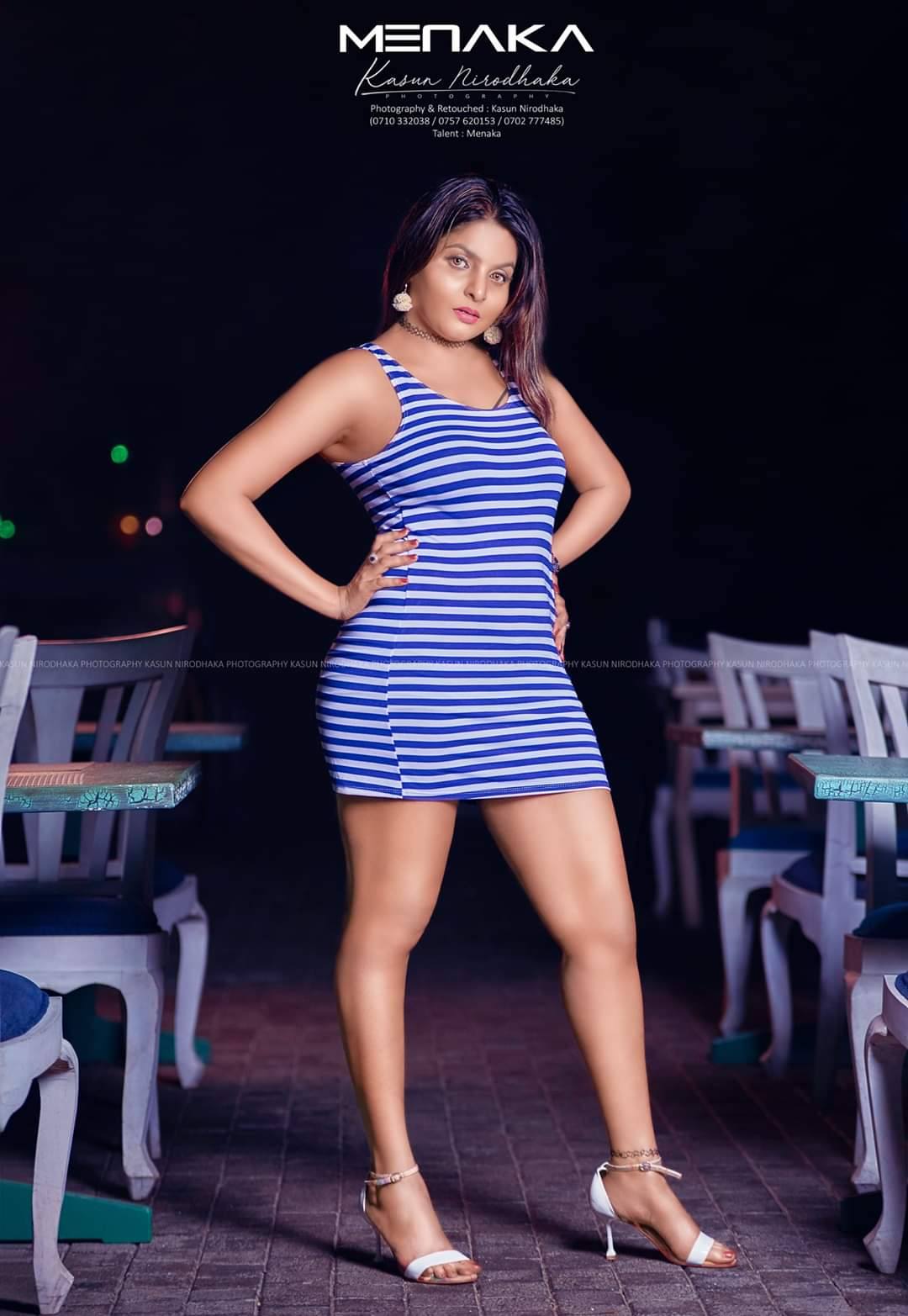 Menaka Blue Short Dress (4)