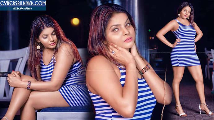 Menaka Blue Short Dress