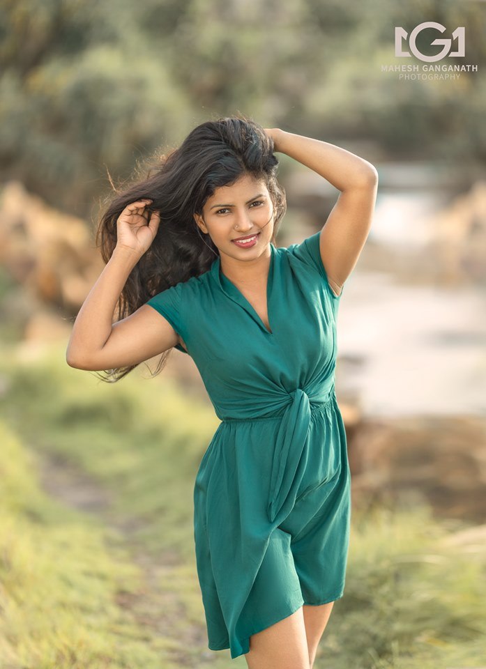 Rumesha Dilshani Green Dress (3)