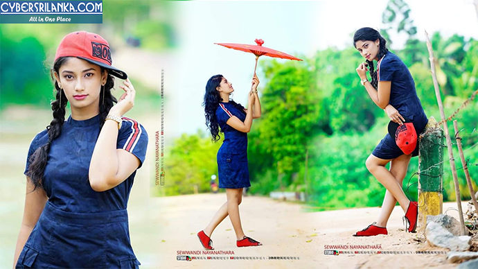 Sewwandi Nayanthara Blue Dress