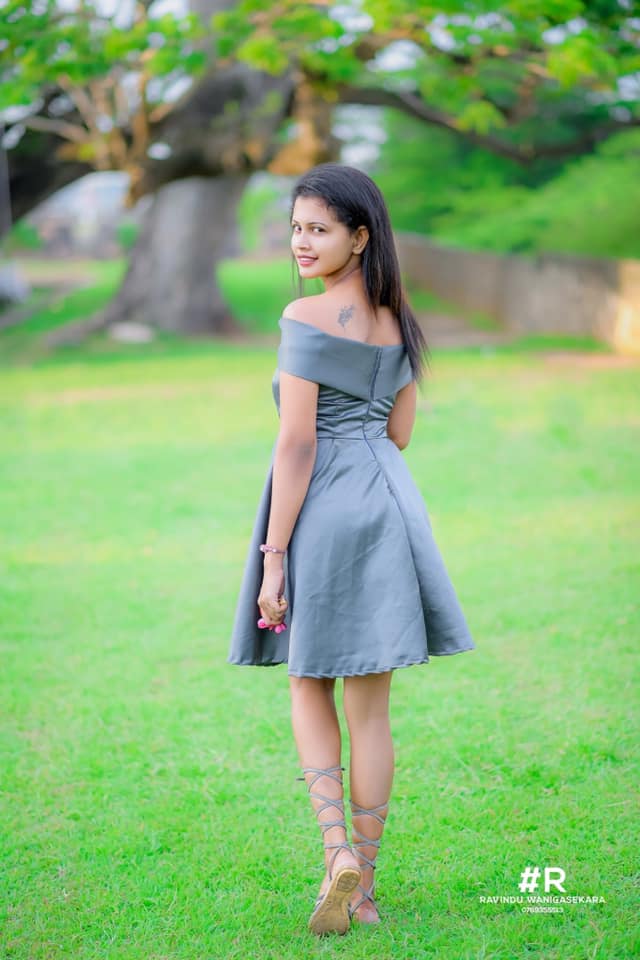 Dushani Madushika Gray Dress (20)