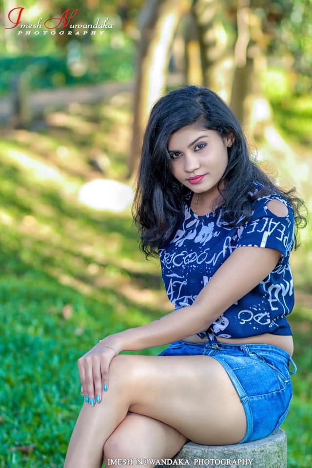 Maheshi Ishanka Blue Dress (1)