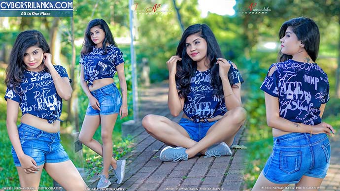 Maheshi Ishanka Blue Dress