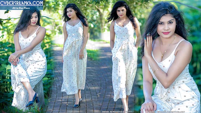 Maheshi Ishanka White Dress