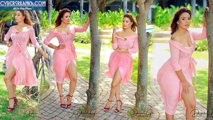 Teena Shanell Fernando Pink Dress