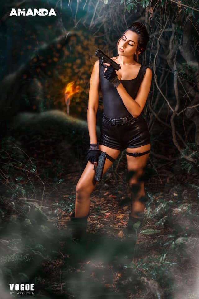 Amanda Silva Black Dress 6