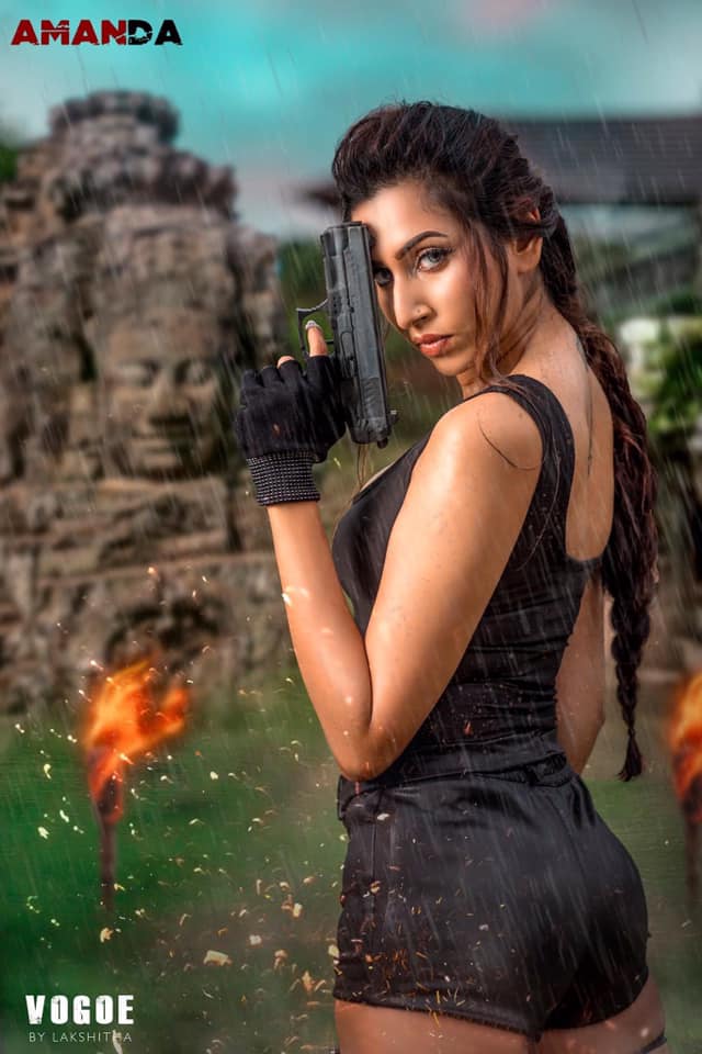 Amanda Silva Black Dress 8