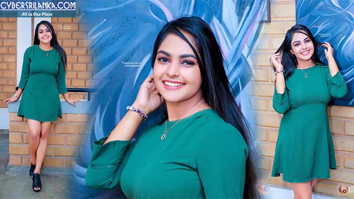 Geethma Bandara Green Dress