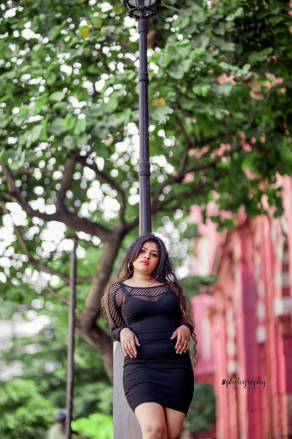 Mareesha Liyanage Black Dress (1)