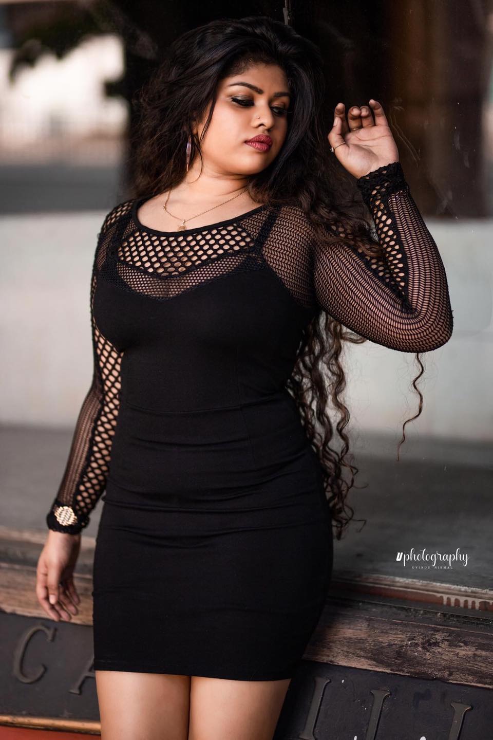 Mareesha Liyanage Black Dress (11)