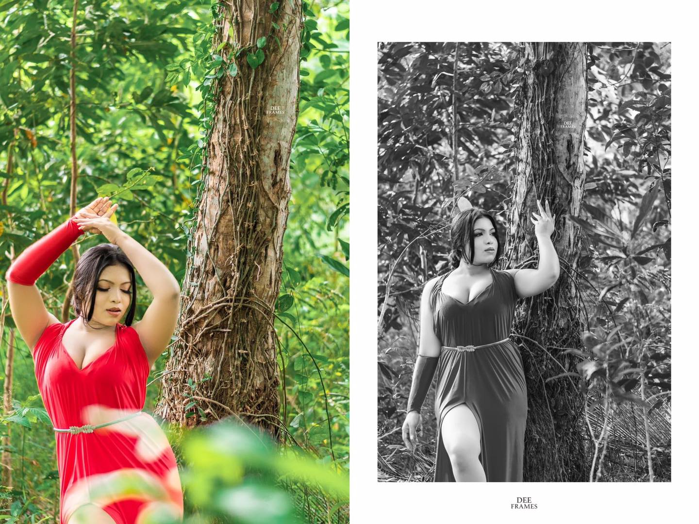 Pavithra Pavi Red Dress (8)