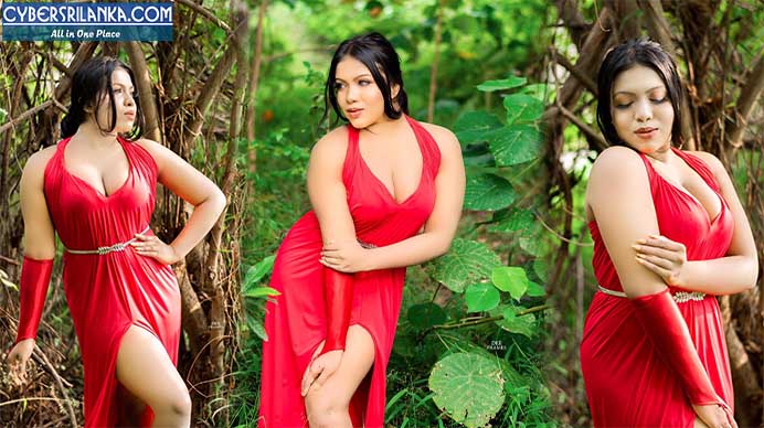 Pavithra Pavi Red Dress