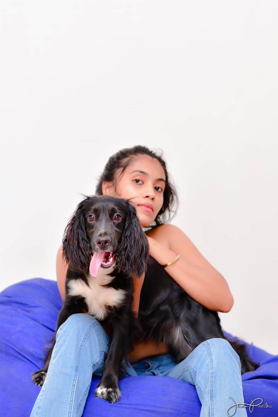 Sanjalee with Dog Photo Shoot (11)