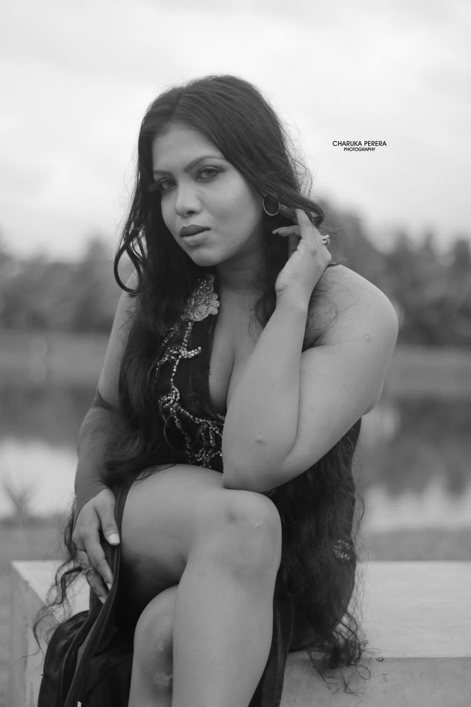 Pavithra Pavi Black Dress (14)