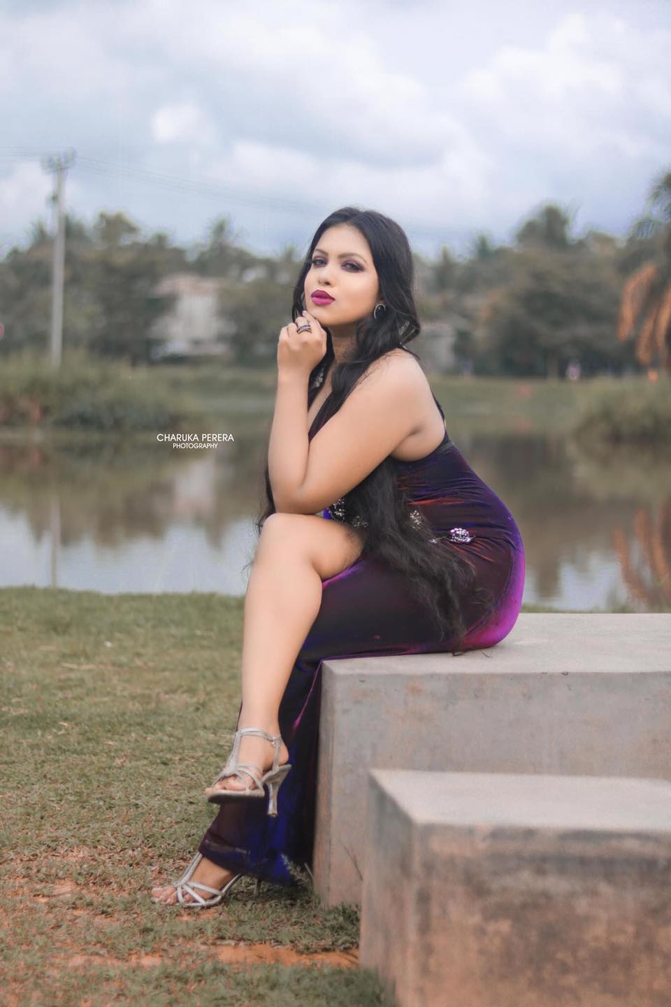 Pavithra Pavi Black Dress (19)