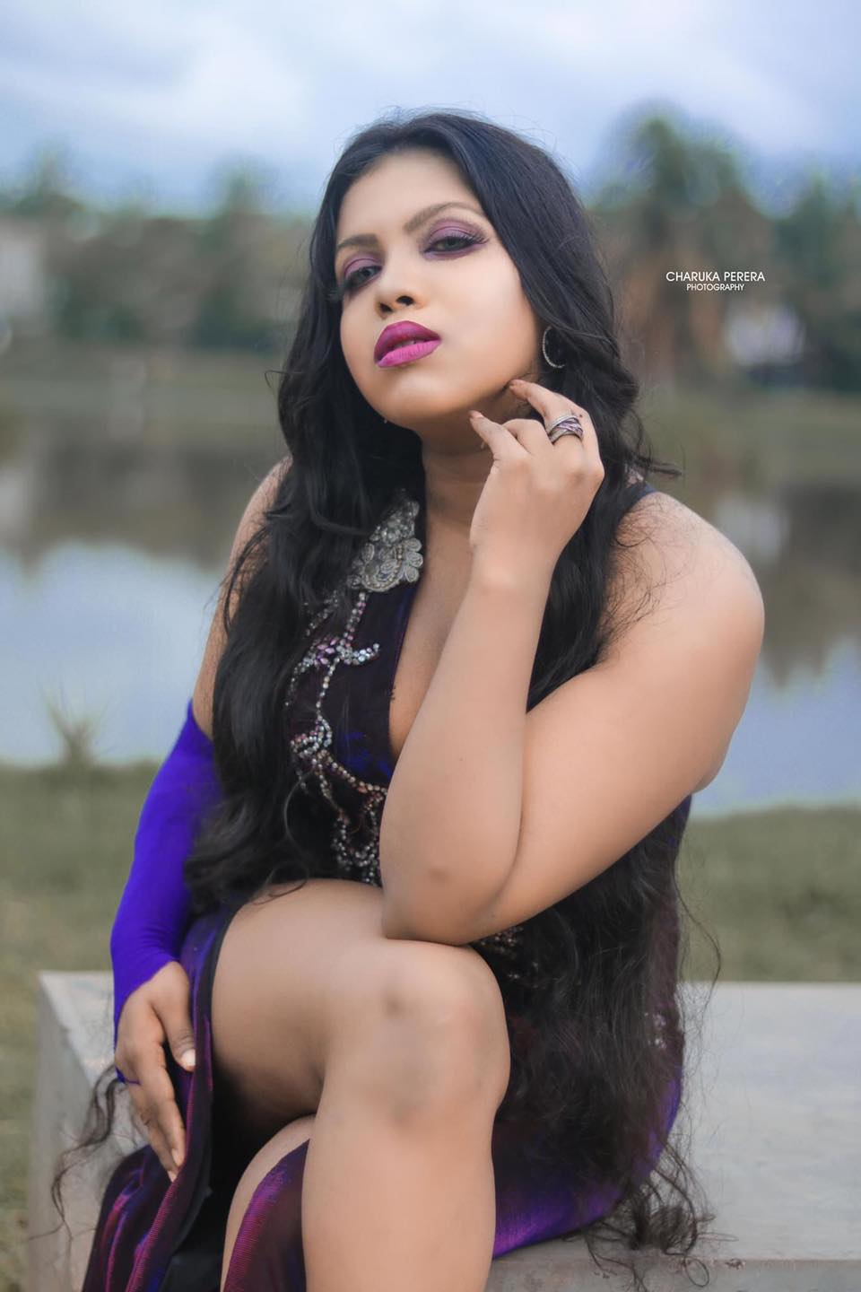 Pavithra Pavi Black Dress (2)