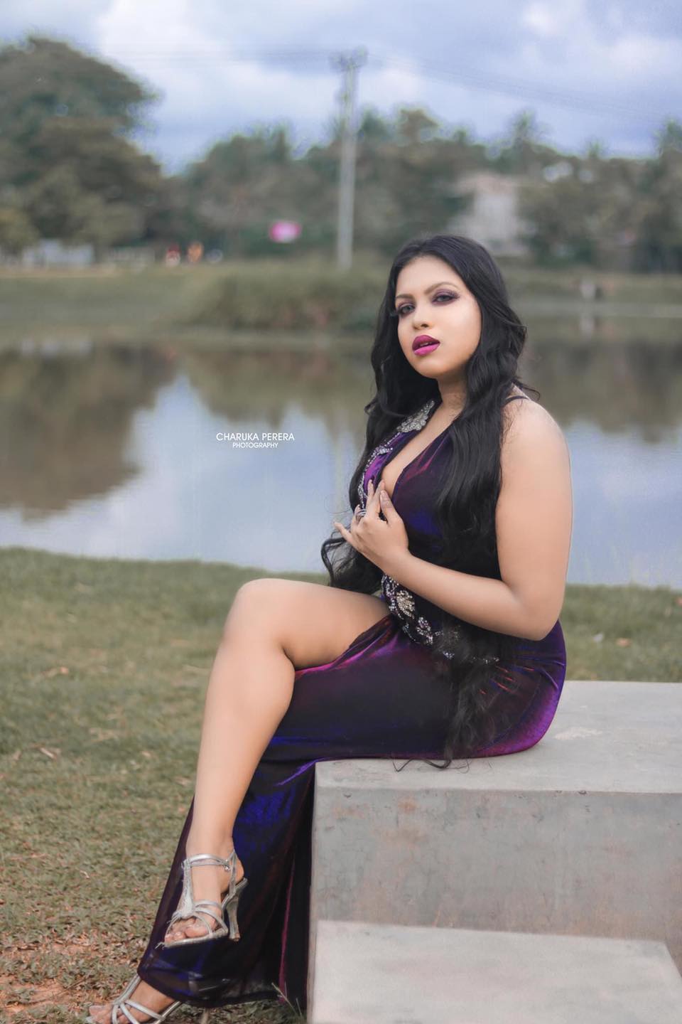 Pavithra Pavi Black Dress (20)