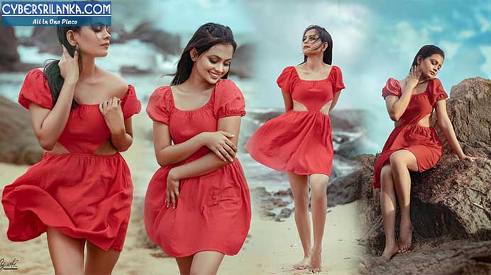 Dushani Madushika Red Dress
