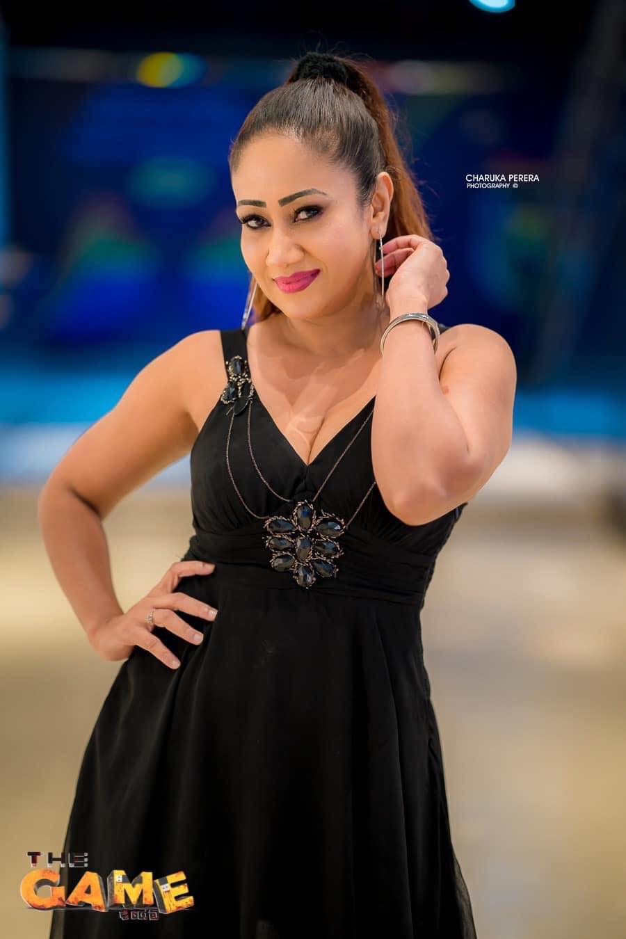 Medha Jayarathne Black Dress (1)