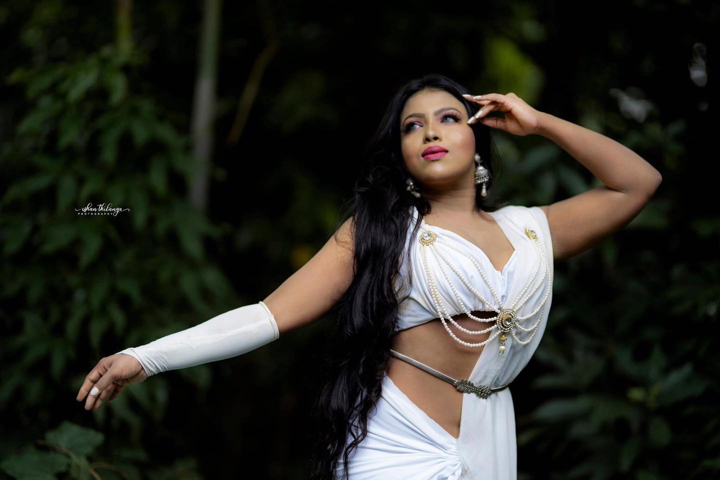 Pavithra Pavi White Dress (5)