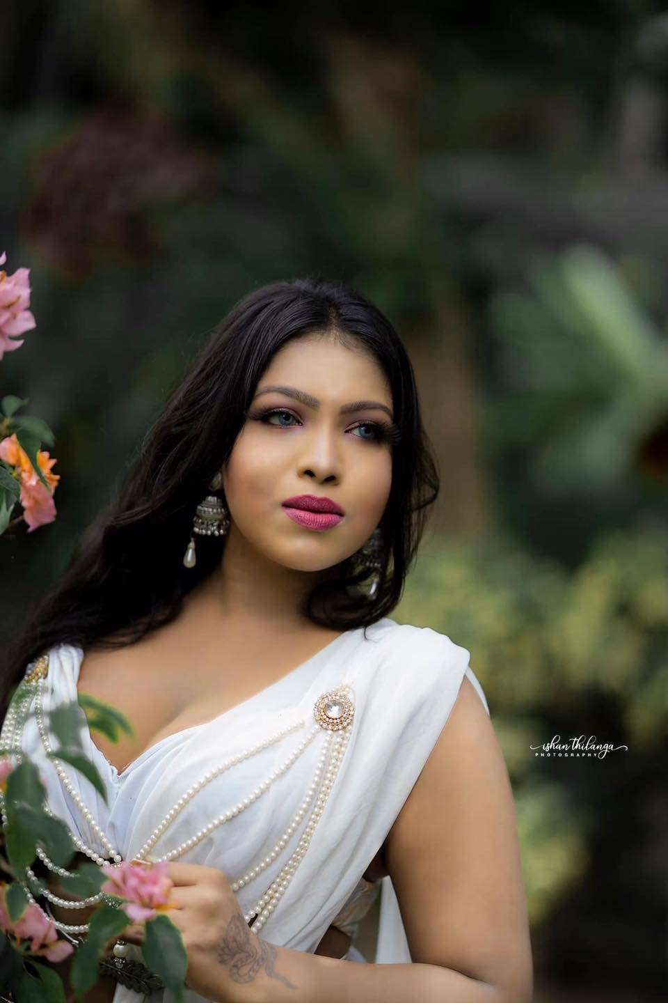 Pavithra Pavi White Dress (6)