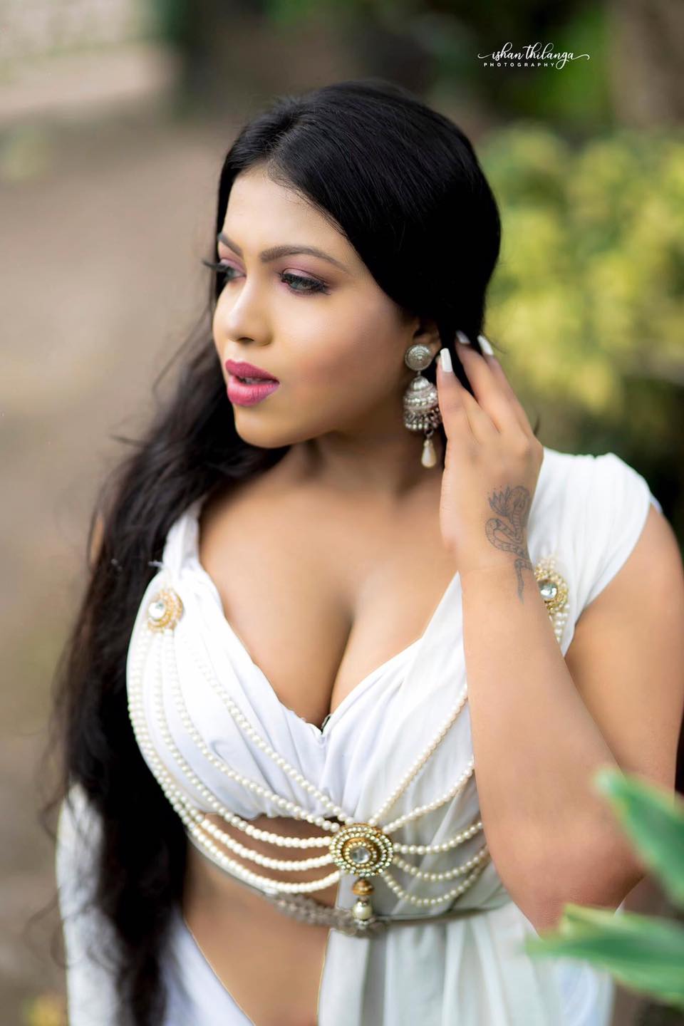 Pavithra Pavi White Dress (9)