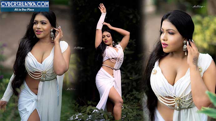 Pavithra Pavi White Dress